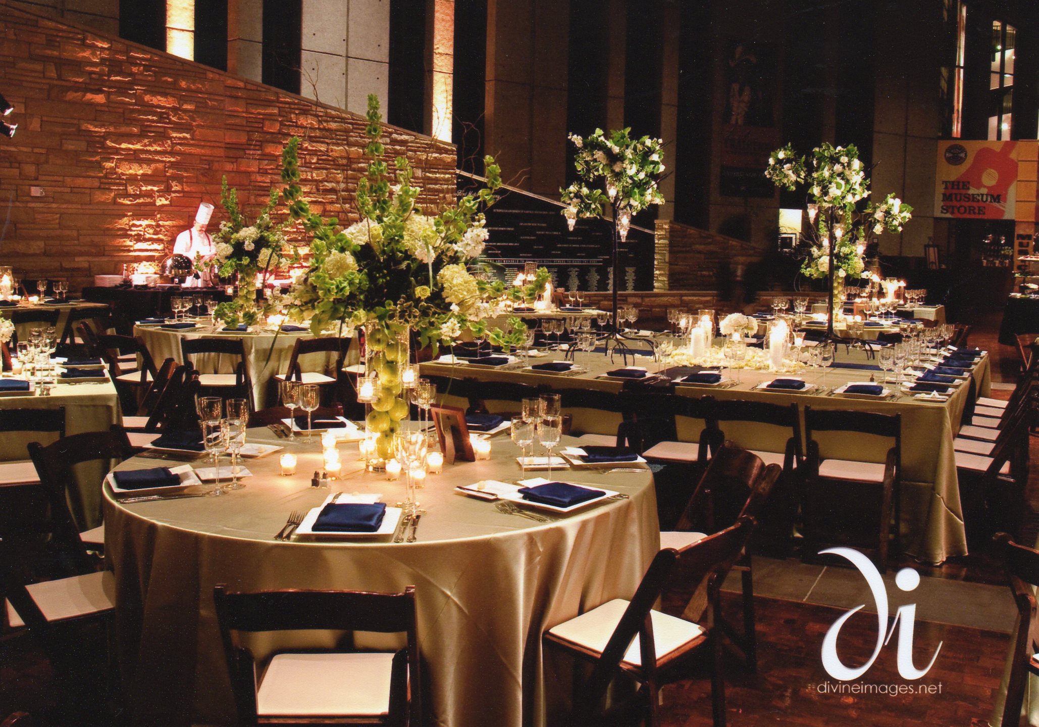 A bit more in green and white bouquets and centerpieces - Branching Out ...